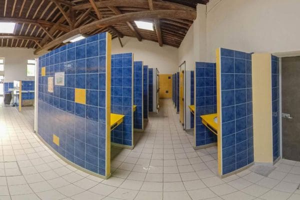 Les sanitaires du camping